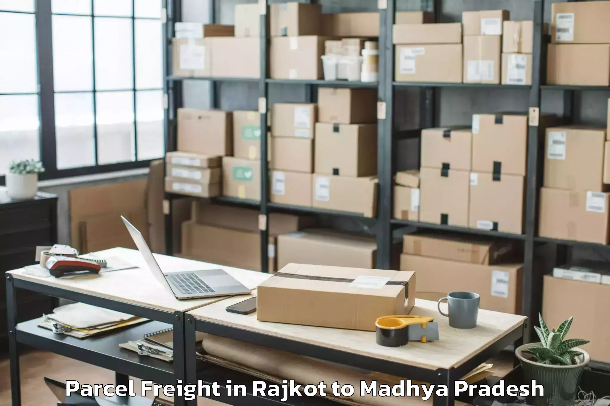 Rajkot to Dewas Parcel Freight